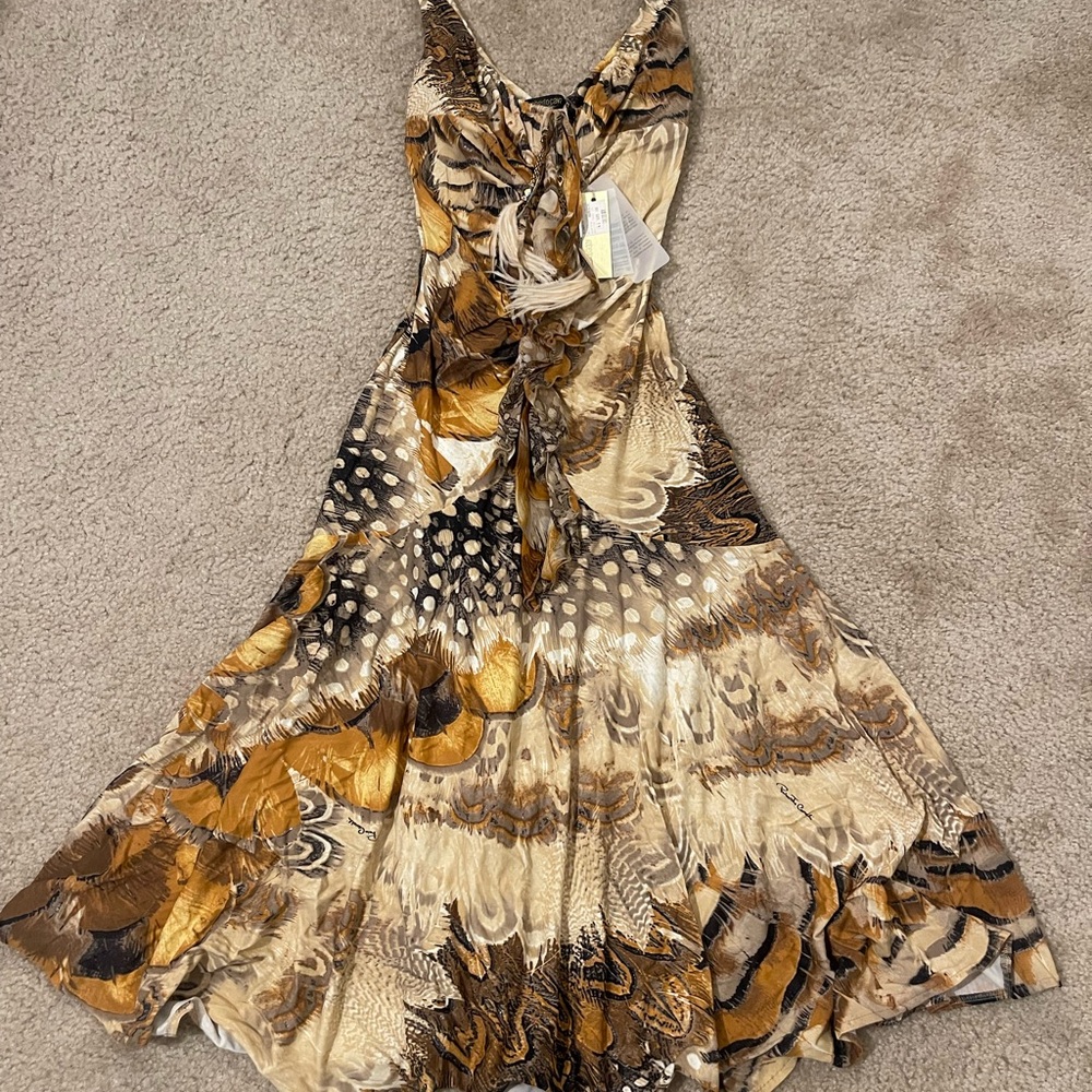 Elegant Multicolor Women's vintage Roberto Cavalli dress